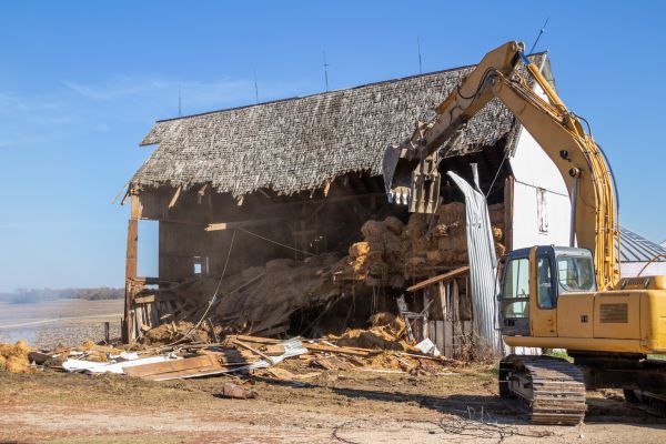 Barn Demolition in Slidell